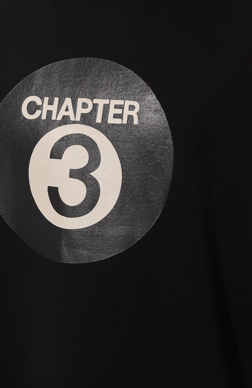 Хлопковая футболка TEE LIBRARY, арт. TC0T-13-BK, фото 5