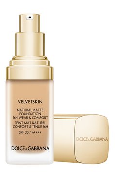 Матирующее тональное средство-флюид velvetskin, оттенок linen 240 (30ml) DOLCE & GABBANA  цвета, арт. 3423222041496 | Фото 3 (SPF фильтр: Средний (25-30); �Региональные ограничения белый список (Axapta Mercury): Не проставлено; Финишное покрытие: Матовый; Нос: Не проставлено)