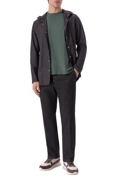 Футболка из хлопка и кашемира KITON, арт. UMK073411, �фото 2