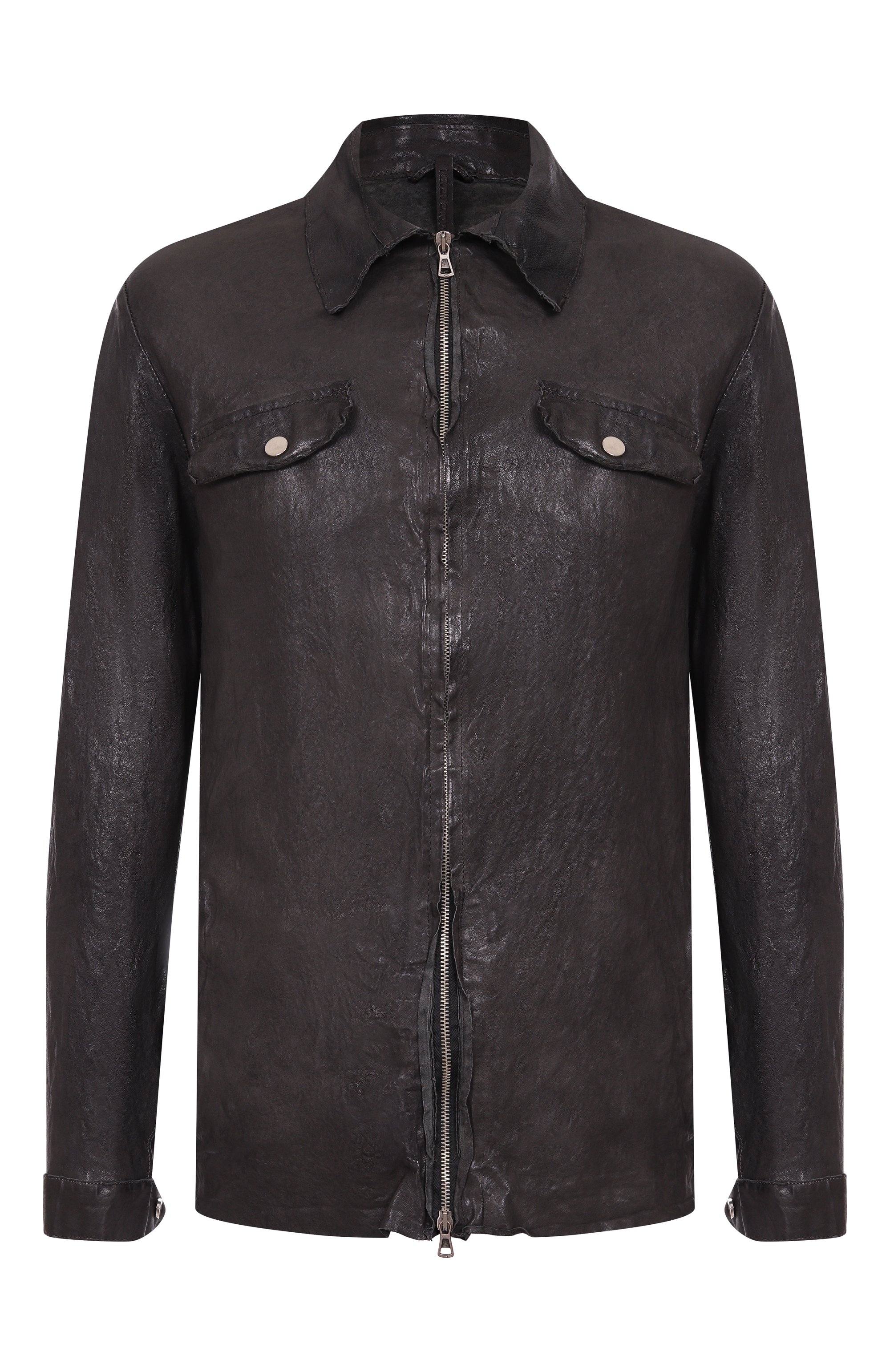 Кожаная куртка-рубашка NEVER ENOUGH, арт. MJL047, фото 1