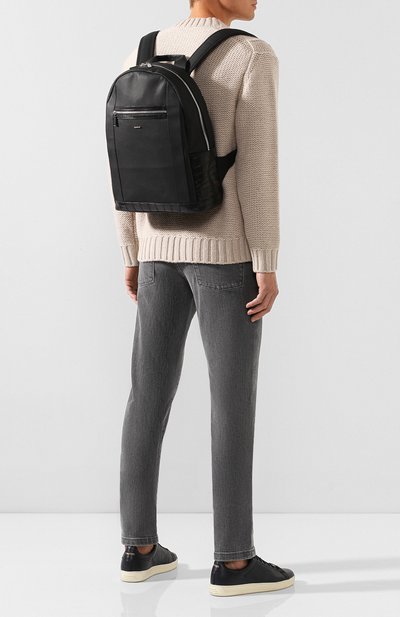 Рюкзак с отделкой из кожи аллигатора ZILLI, арт. MJP-0BR03-A0490/0001/AMIS, фото 2