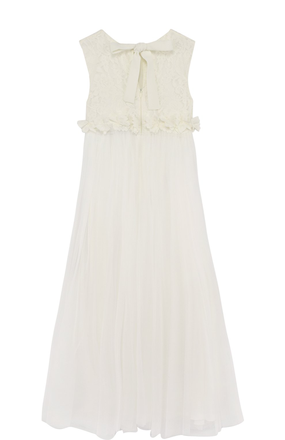 Многослойное платье из шелка и полиамида с кружевной отделкой RHEA COSTA, арт. BBY031/10-14, фото 2