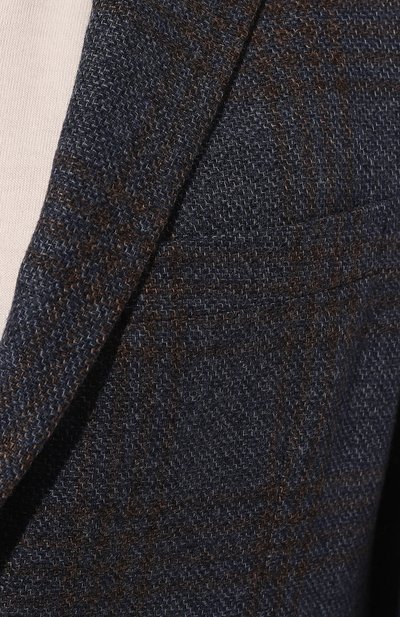 Пиджак из шерсти и льна ZEGNA, арт. 1D7SG0/650731A6, фото 5