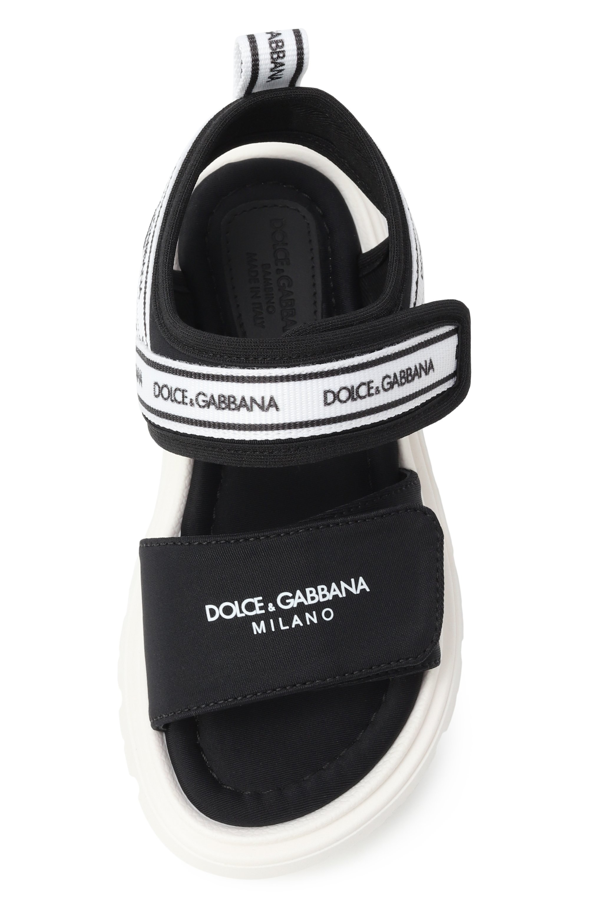 Текстильные сандалии DOLCE & GABBANA, арт. DL0082/AS000/24-28, фото 4
