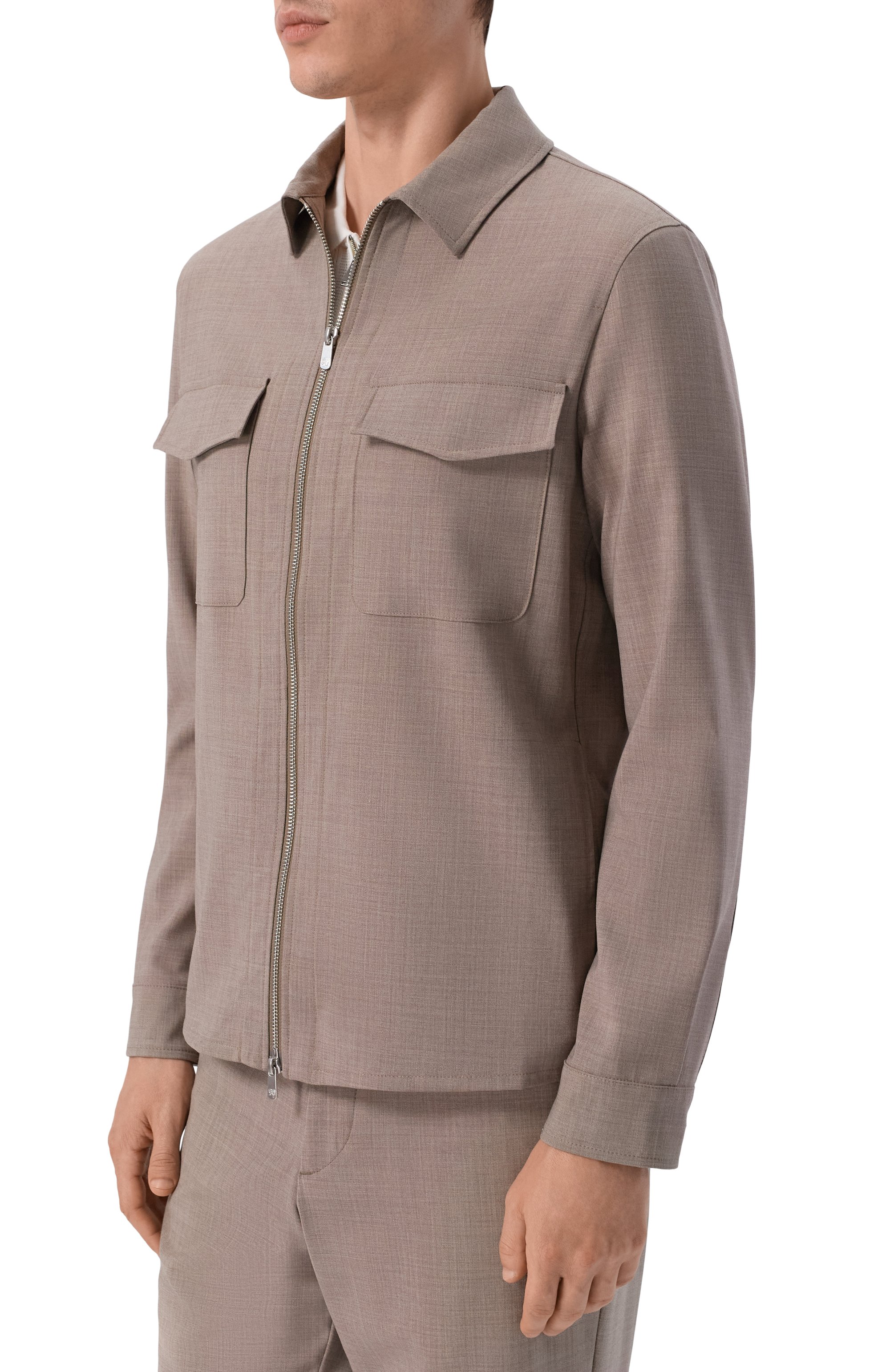 Шерстяная куртка-рубашка MARCO PESCAROLO, арт. URUS/5320, фото 3