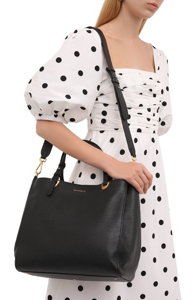 Сумка lea COCCINELLE черного цвета по цене 38300 руб., арт. E1 I60 18 02 01, фото 5 Сумка lea COCCINELLE, арт. E1 I60 18 02 01, фото 5