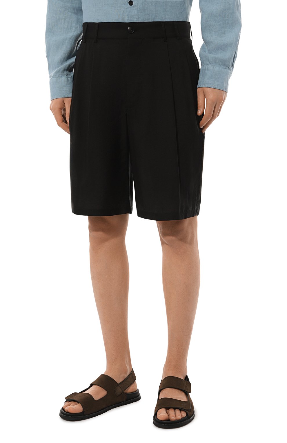 Шорты из лиоцелла и шелка GIORGIO ARMANI, арт. GM000184/TE11196, фото 3