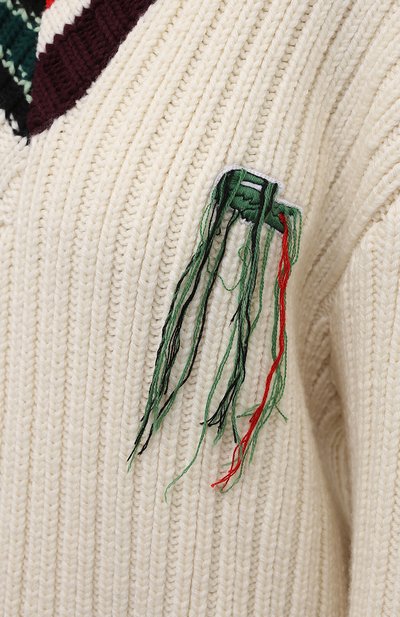 Шерстяной свитер LACOSTE, арт. AH04372CQ, фото 5