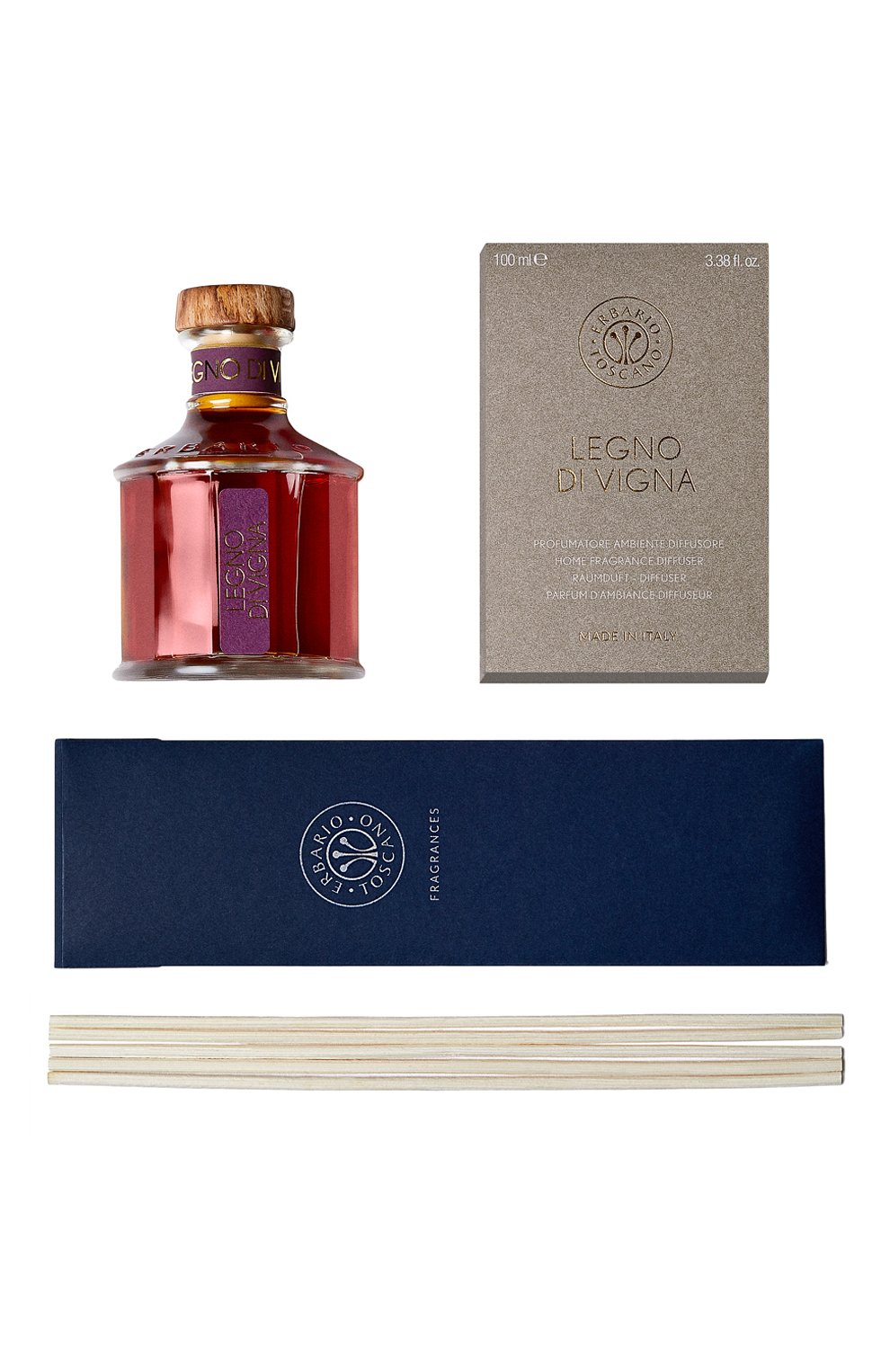 Диффузор legno di vigna (100ml) ERBARIO TOSCANO, арт. DA01LV, фото 2