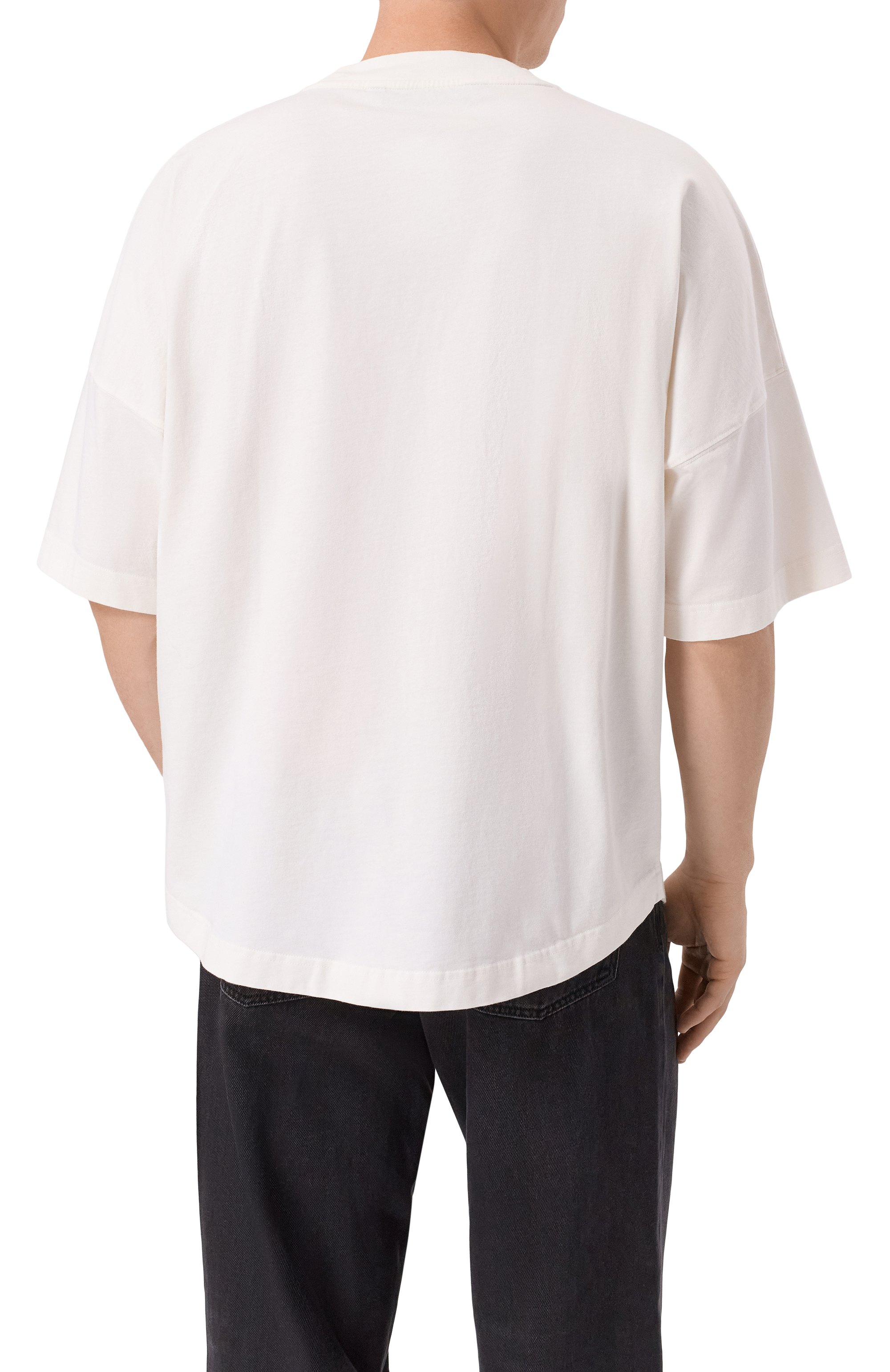 Хлопковая футболка PALM ANGELS, арт. PMAA10BF25JER004, фото 4