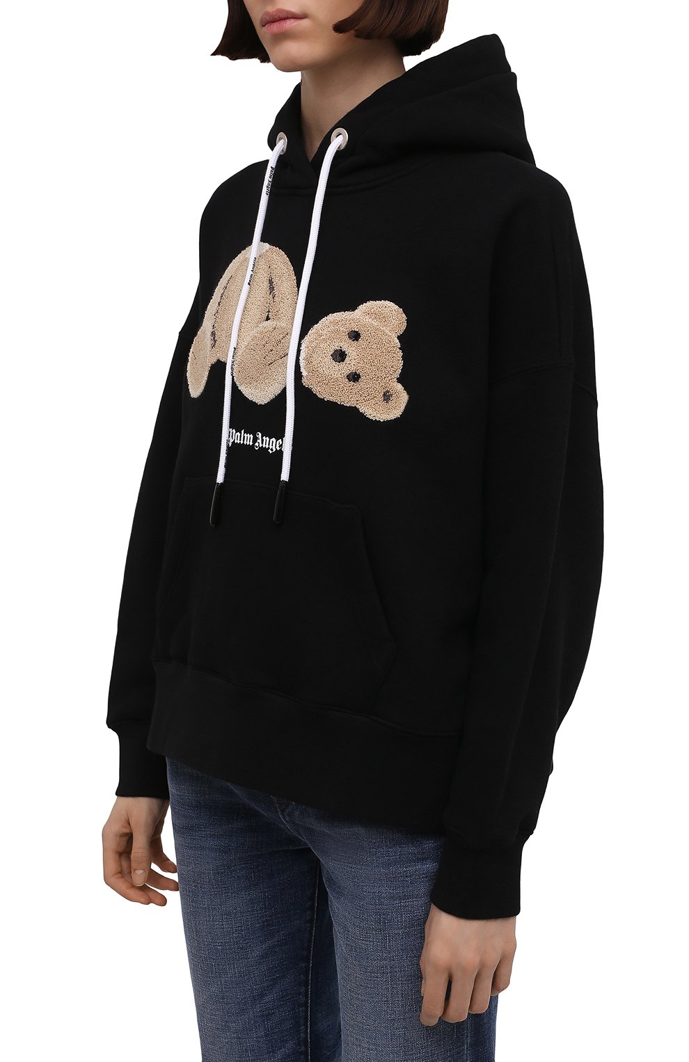 Хлопковое худи PALM ANGELS, арт. PWBB023F21FLE0021060, фото 3