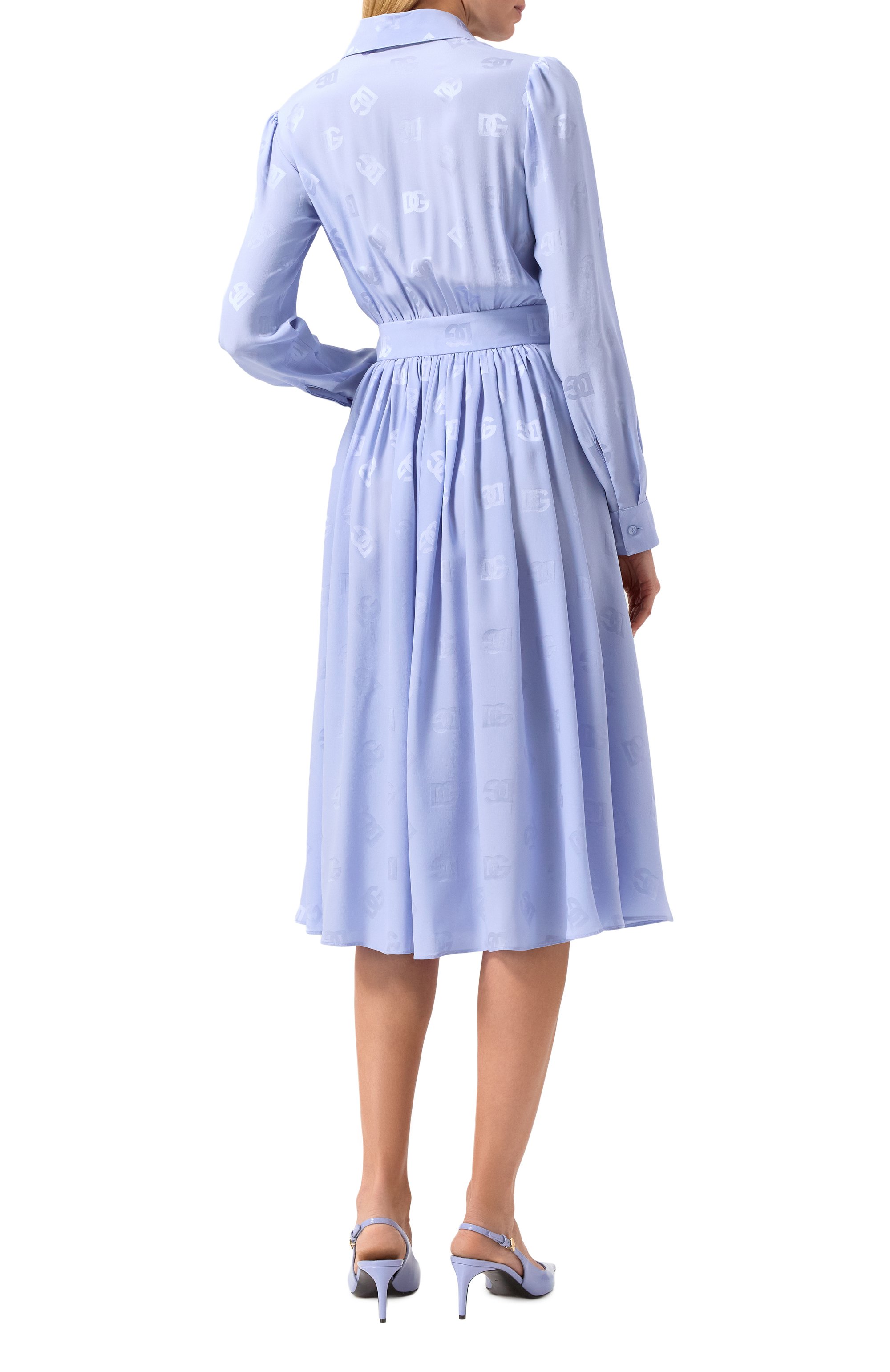 Шелковое платье DOLCE & GABBANA, арт. F6ARQT/FJ1J0, фото 4