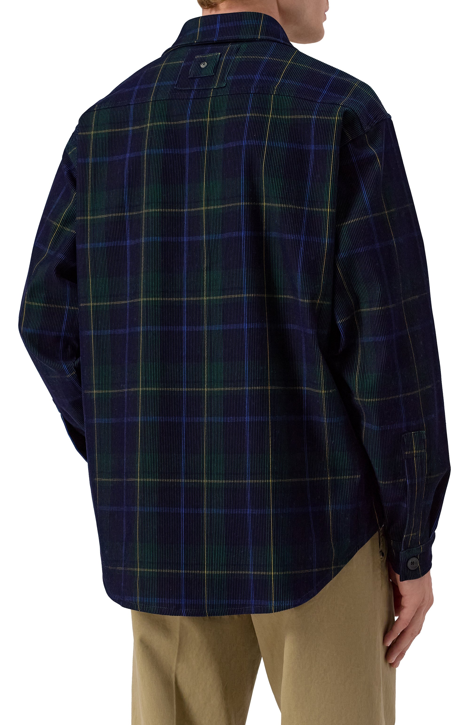 Рубашка WHITE SAND темно-синего цвета по цене 38950 руб., арт. 25WSU20/329, фото 4 Рубашка WHITE SAND, арт. 25WSU20/329, фото 4