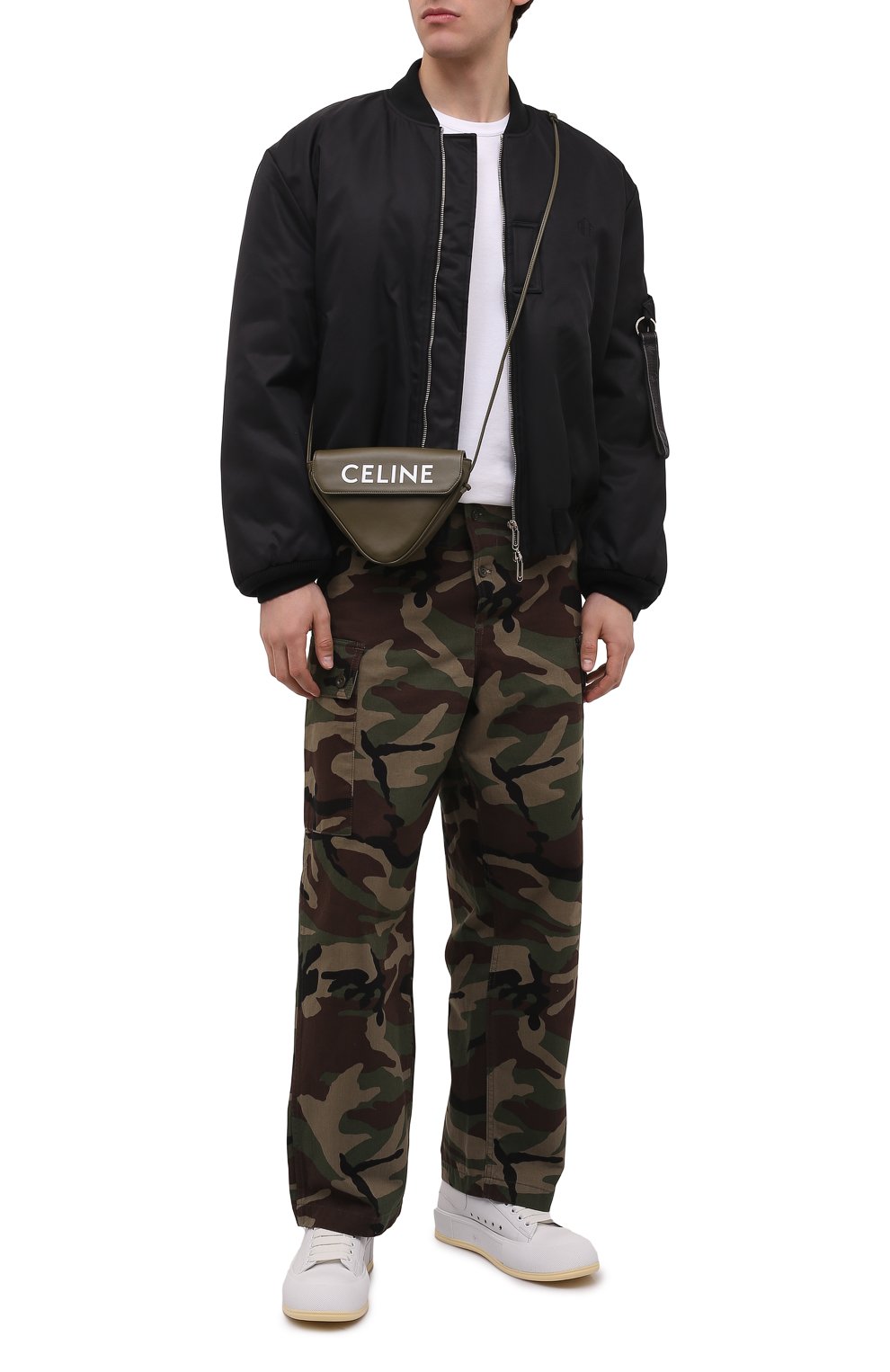 Хлопковые брюки-карго CELINE, арт. 2Z133494M, фото 2