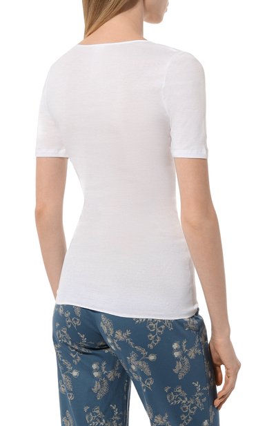 Хлопковая футболка HANRO, арт. 071603, фото 4