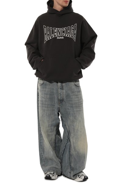 Хлопковое худи BALENCIAGA, арт. 803265/TRVH6, фото 2