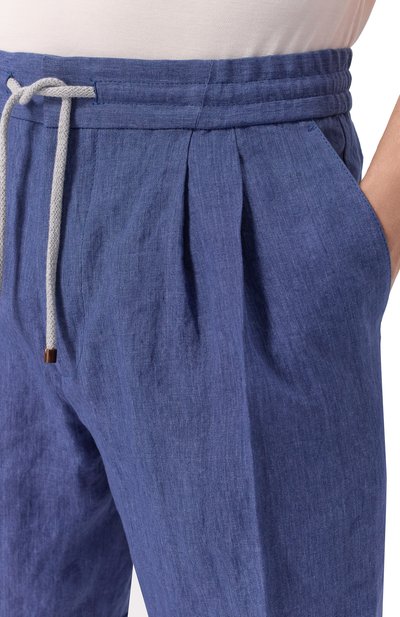 Льняные шорты BRUNELLO CUCINELLI, арт. MH248U0020, фото 5