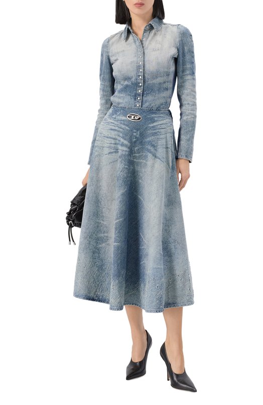 Джинсовая юбка De-Annet Diesel A21358/068TY Голубой  A21358/068TY Фото 2