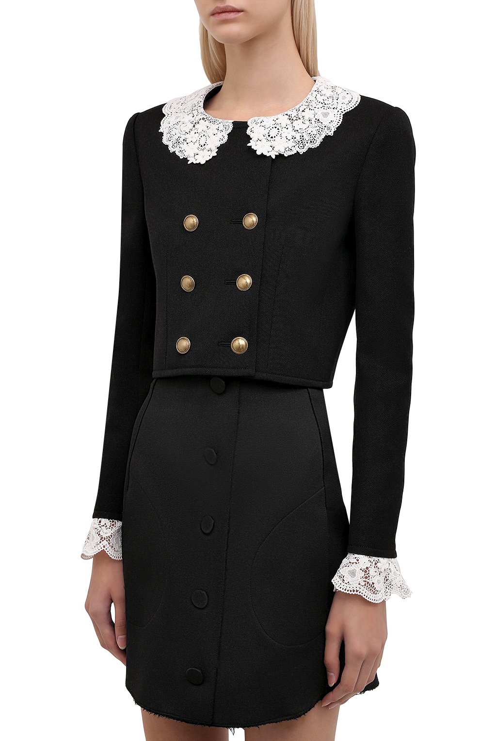 Шерстяной жакет SAINT LAURENT, арт. 670245/Y3D16, фото 3