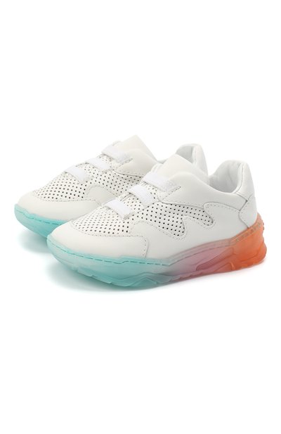 Кожаные кроссовки EMPORIO ARMANI, арт. XMX006/X0I47, фото 1