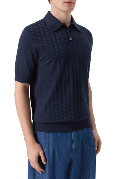 Шелковое поло DOLCE & GABBANA, арт. GXZ02Z/JBS0F, фото 3