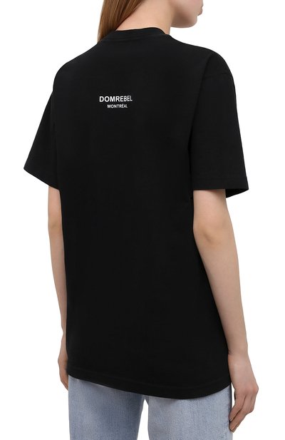 Хлопковая футболка DOMREBEL, арт. PSYCH0/B0X T-SHIRT/W, фото 4