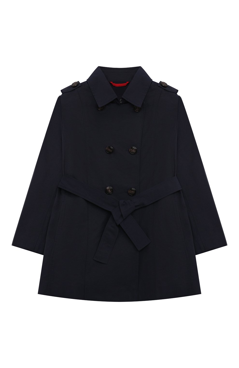 Хлопковый тренч MAX&CO темно-синего цвета по цене 25450 руб., арт. MX0011-MX003, фото 1 Хлопковый тренч MAX&CO, арт. MX0011-MX003, фото 1