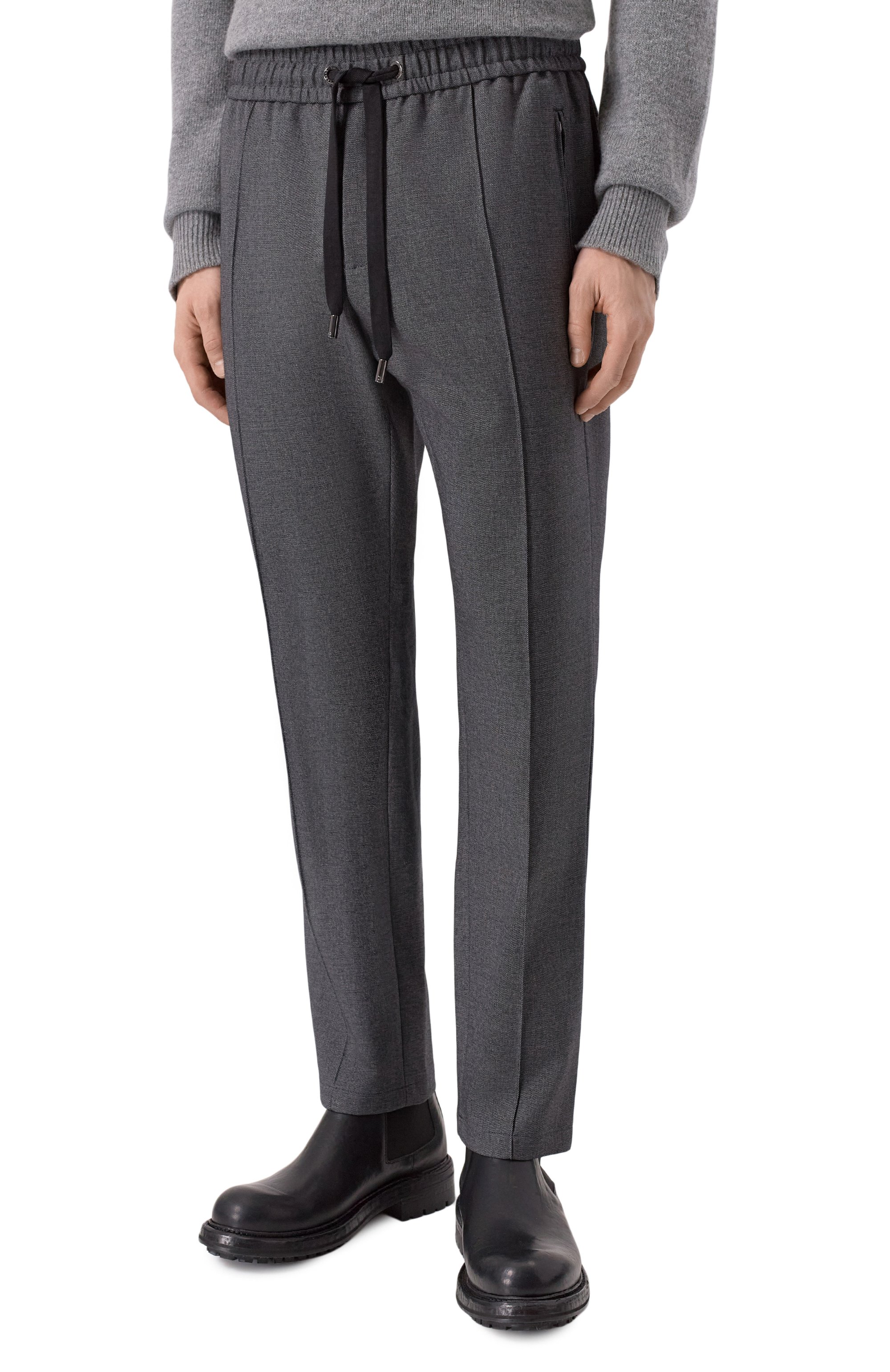 Брюки из шерсти и хлопка DOLCE & GABBANA, арт. GYACET/GJ795, фото 3