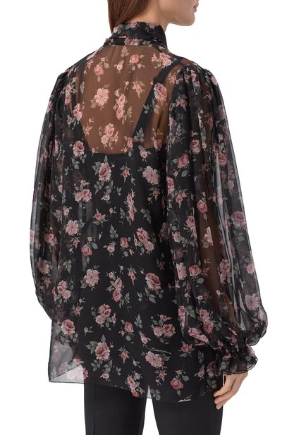 Шелковая блузка DOLCE & GABBANA, арт. F7BL0T/IS10R, фото 4