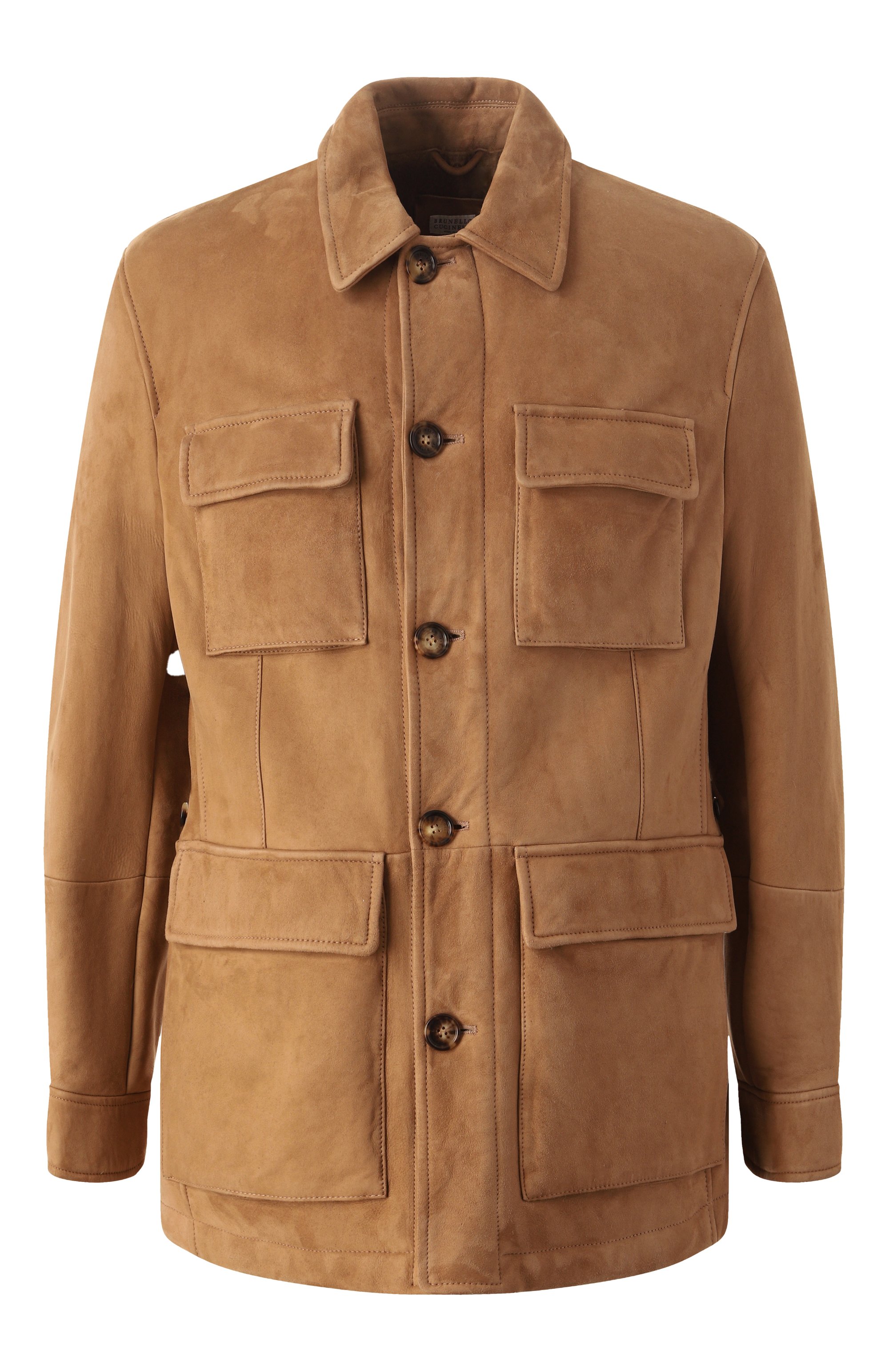 Замшевая куртка с подкладкой из овчины BRUNELLO CUCINELLI, арт. MPMLP1954, фото 1