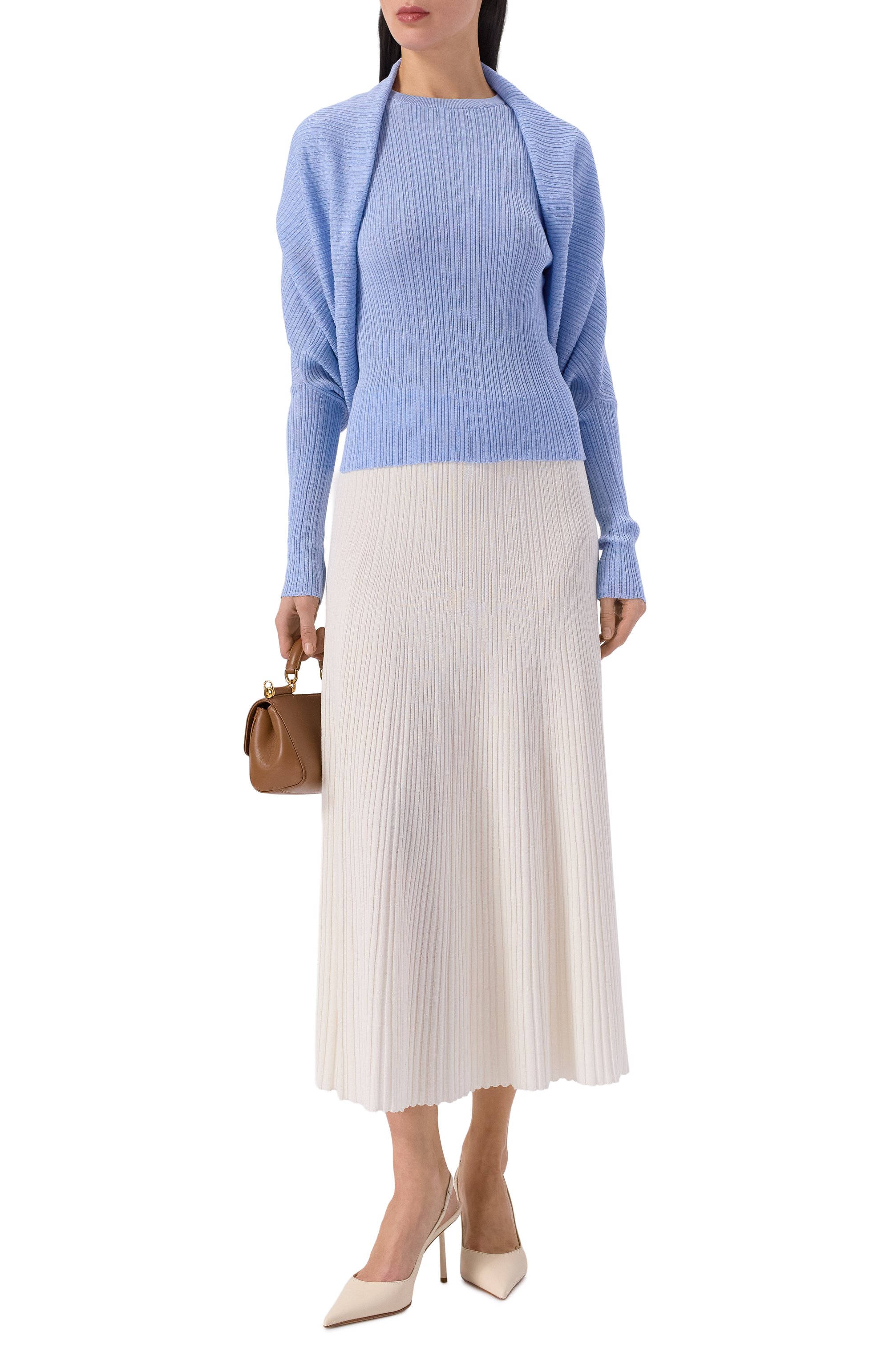 Кардиган из хлопка и шелка AGNONA, арт. KM09010E/7Q180PE, фото 2