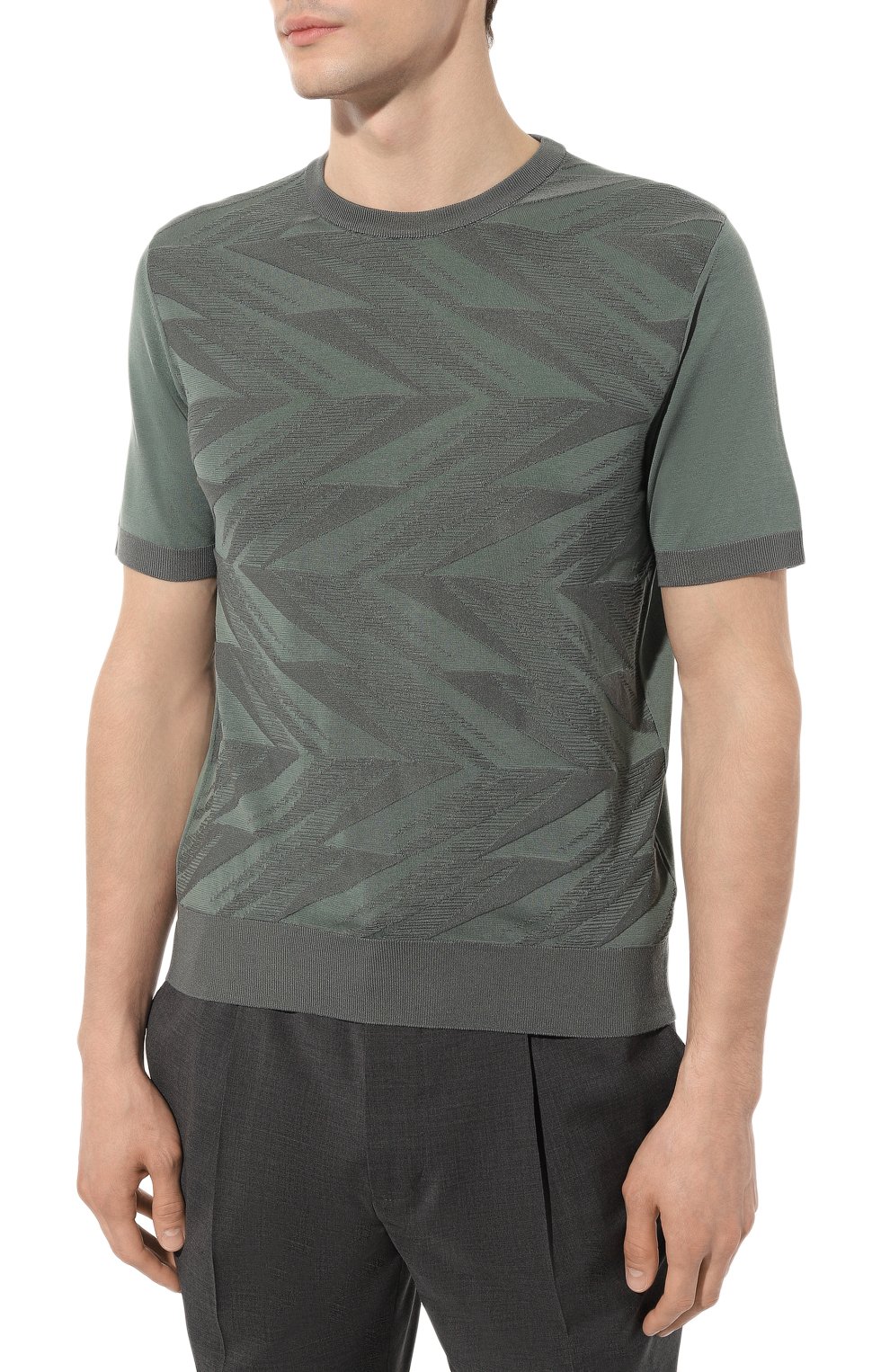 Джемпер из хлопка и шелка STEFANO RICCI, арт. K616324G10/F23237, фото 3