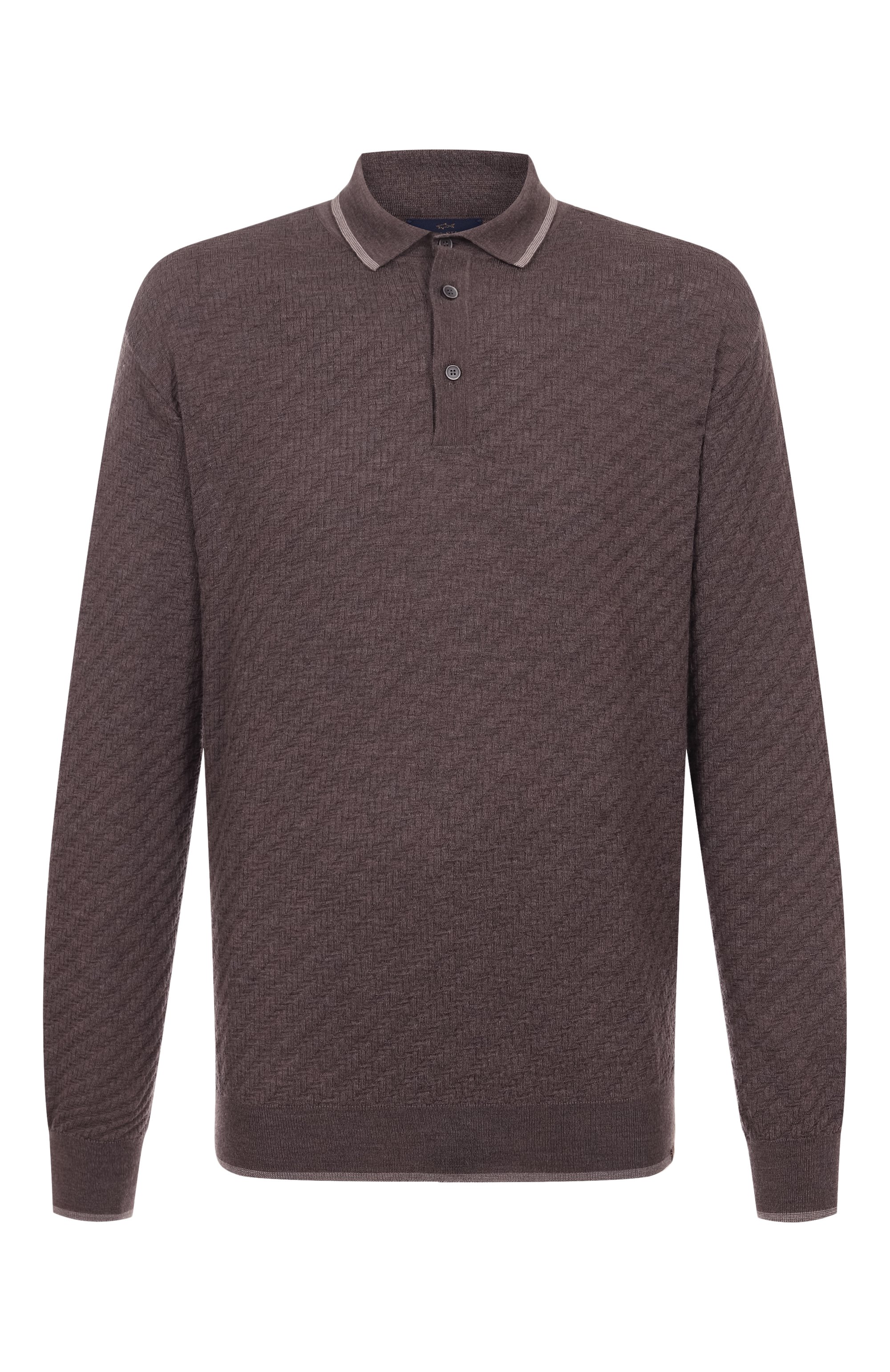 Шерстяное поло PAUL&SHARK коричневого цвета по цене 84550 руб., арт. 15311127, фото 1 Шерстяное поло PAUL&SHARK, арт. 15311127, фото 1