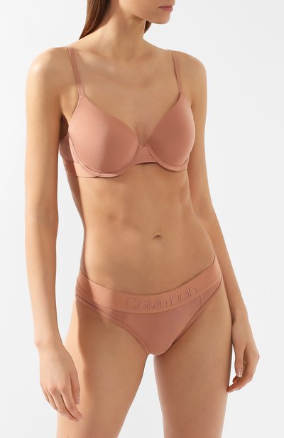Трусы-слипы CALVIN KLEIN бежевого цвета по цене 3895 руб., арт. QF4943E, фото 2 Трусы-слипы CALVIN KLEIN, арт. QF4943E, фото 2