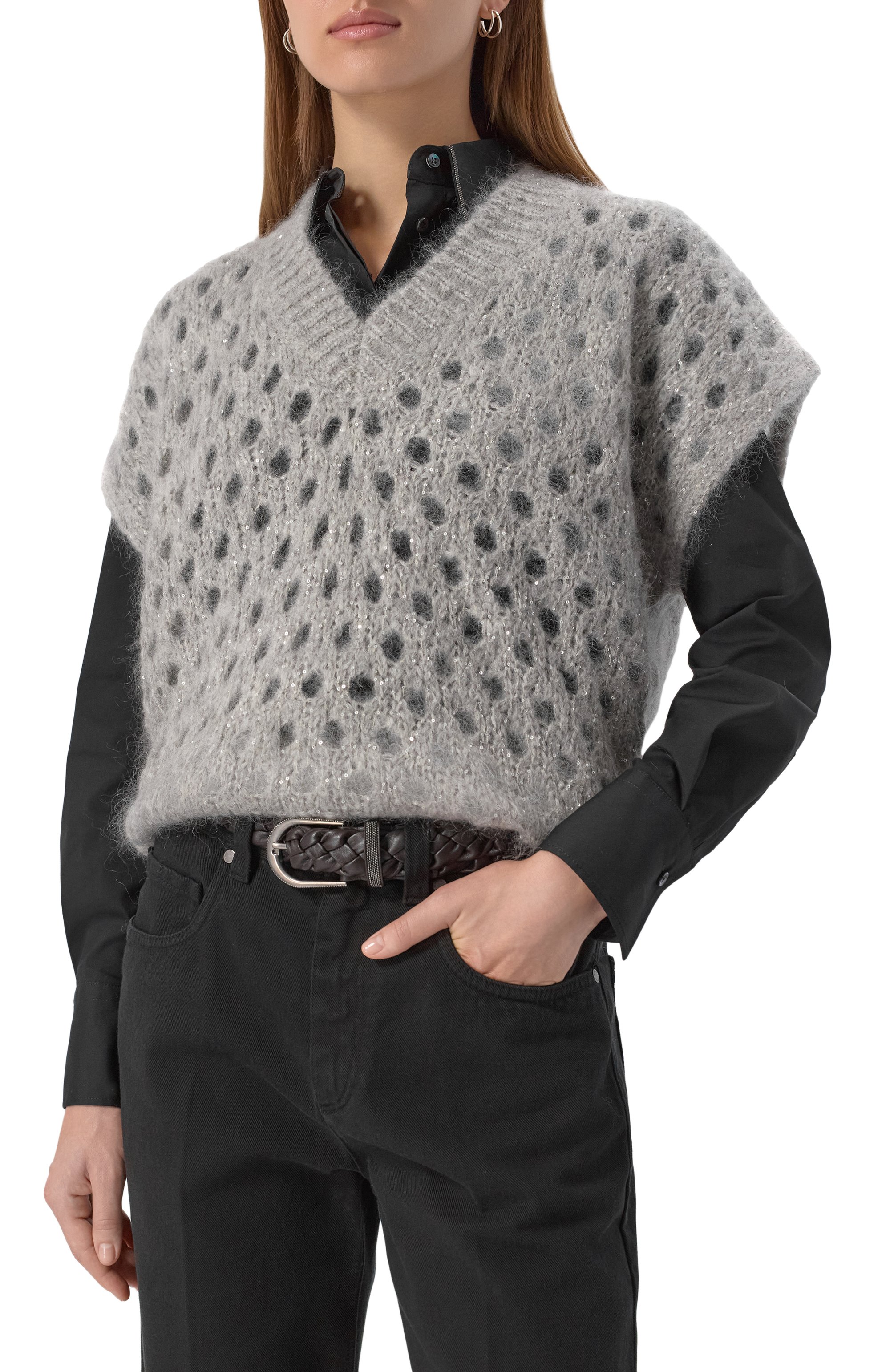 Кожаный ремень BRUNELLO CUCINELLI темно-коричневого цвета по цене 157500 руб., арт. M0TVPC33XP, фото 2 Кожаный ремень BRUNELLO CUCINELLI, арт. M0TVPC33XP, фото 2