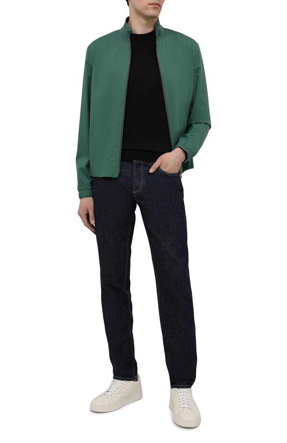 Хлопковый джемпер FIORONI черного цвета по цене 41300 руб., арт. MK20260A2, фото 2 Хлопковый джемпер FIORONI, арт. MK20260A2, фото 2