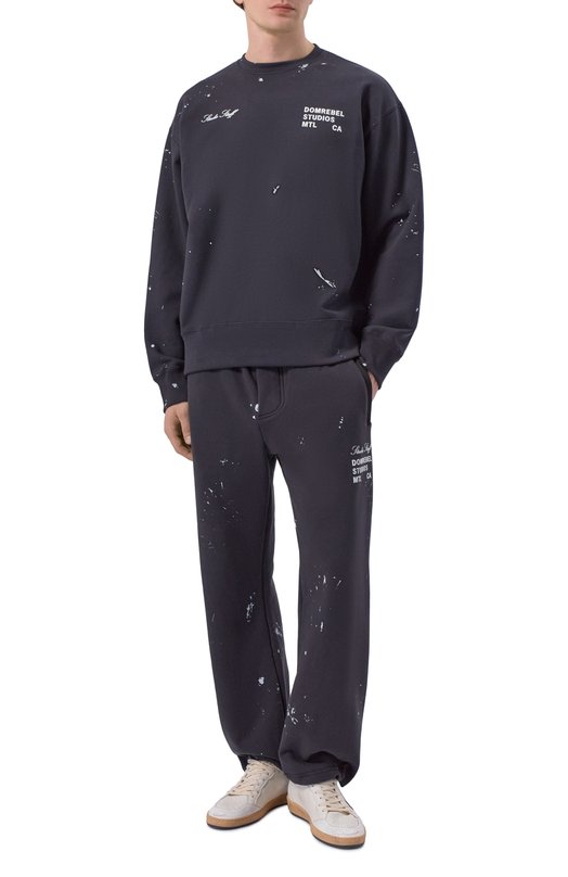 Хлопковый свитшот DOMREBEL M STAFF/SWEATSHIRT Серый  M STAFF/SWEATSHIRT Фото 2
