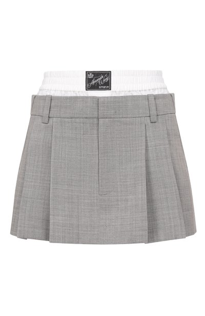 Женская юбка-шорты из шерсти и хлопка ALEXANDER WANG, арт. 1WC3265416