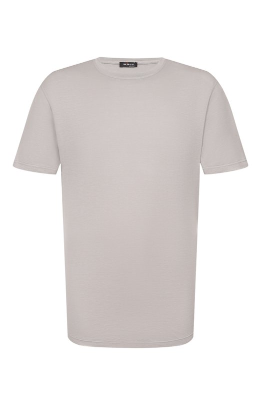 Футболка из хлопка и кашемира Kiton UMK0872 Серый UMK0872