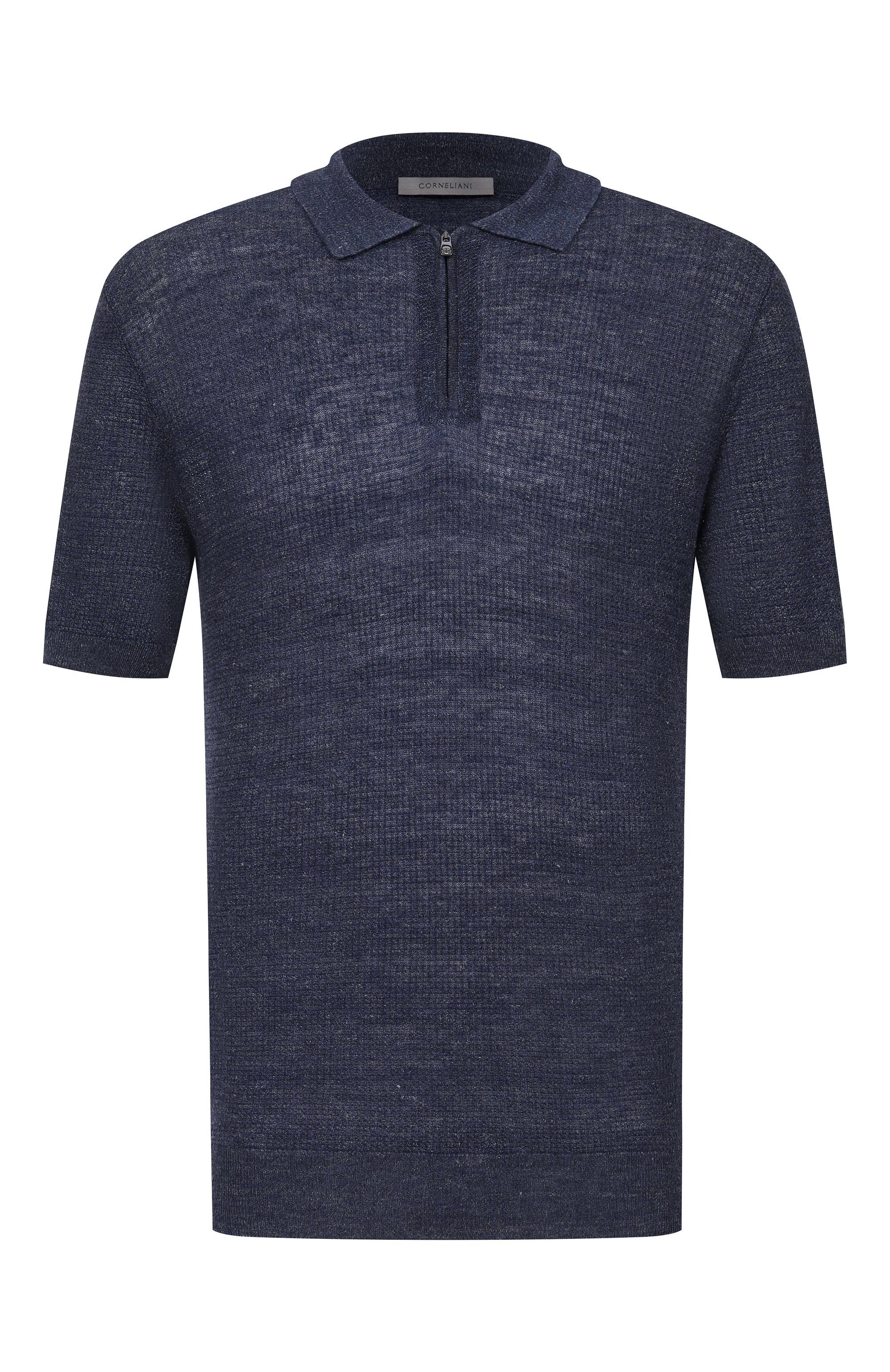 Поло изо льна и шелка CORNELIANI, арт. 27M566/2725134, фото 1