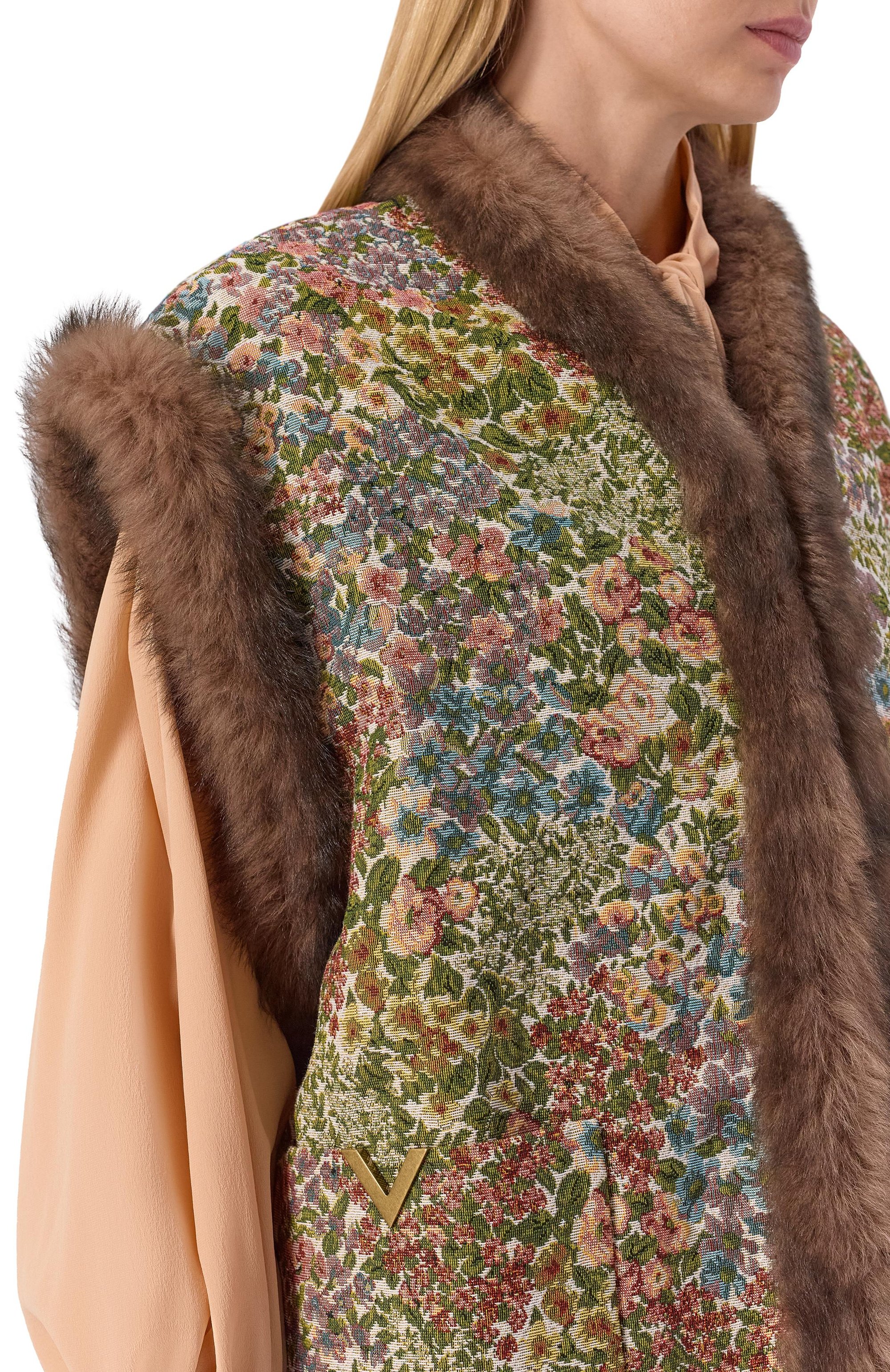 Жилет с отделкой из ягненка VALENTINO, арт. 8B3CF0T2/9YL, фото 5