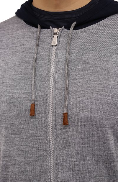 Толстовка из шерсти и шелка ELEVENTY PLATINUM, арт. E76MAGE47 MAG0E022, фото 5