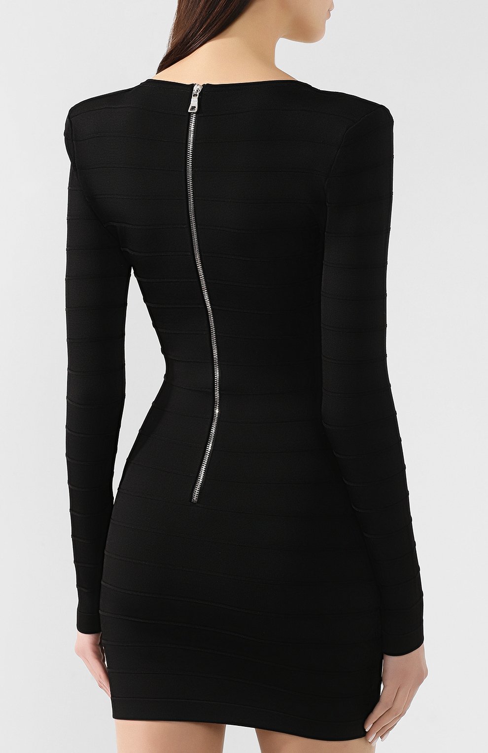 Платье из вискозы BALMAIN, арт. RF06746/K377, фото 4