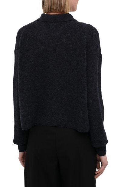 Шерстяной пуловер ACNE STUDIOS темно-серого цвета по цене 53300 руб., арт. A60247, фото 4 Шерстяной пуловер ACNE STUDIOS, арт. A60247, фото 4