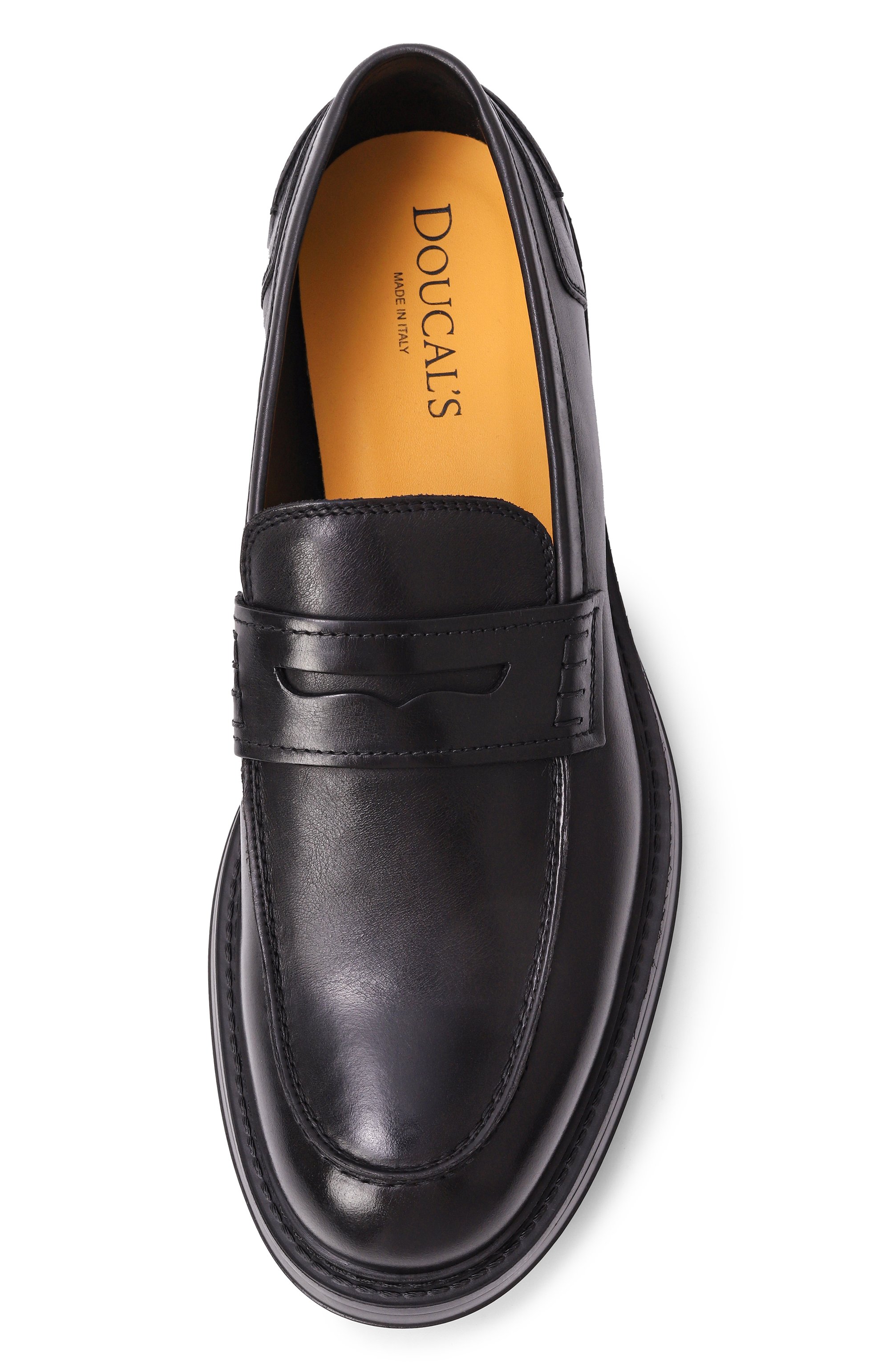 Кожаные пенни-лоферы DOUCAL'S, арт. DU2726BRUXUF188N, фото 6