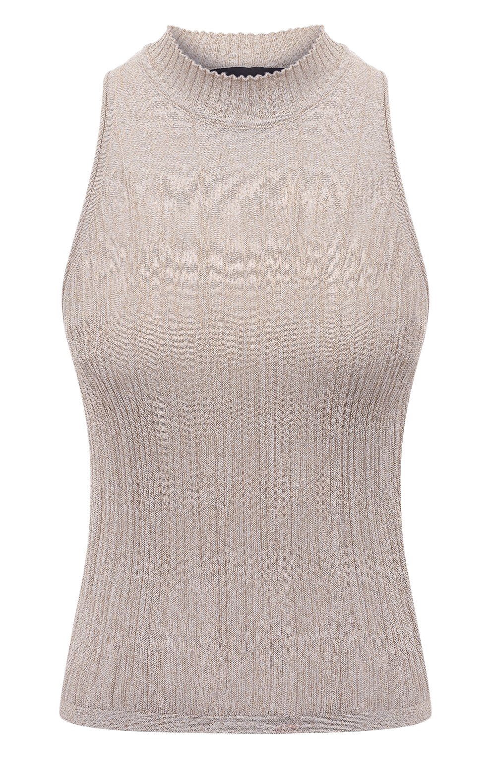 Топ из вискозы FREEAGE светло-бежевого цвета по цене 20020 руб., арт. W23.SW044.9000.108, фото 1 Топ из вискозы FREEAGE, арт. W23.SW044.9000.108, фото 1