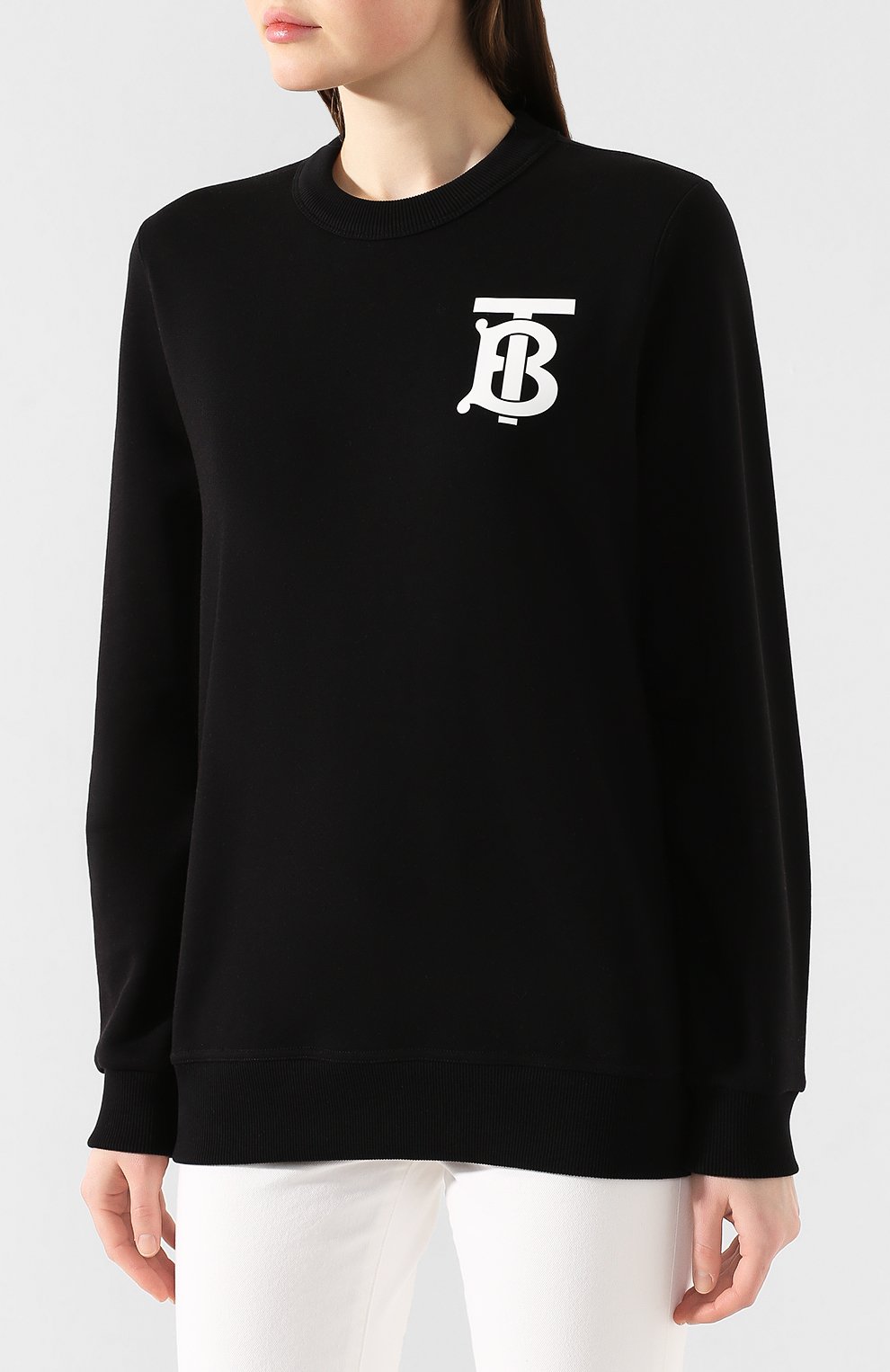 Хлопковый свитшот BURBERRY, арт. 8024346, фото 3