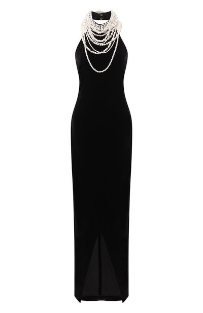 Женское бархатное платье BALMAIN, арт. RF16385/V013