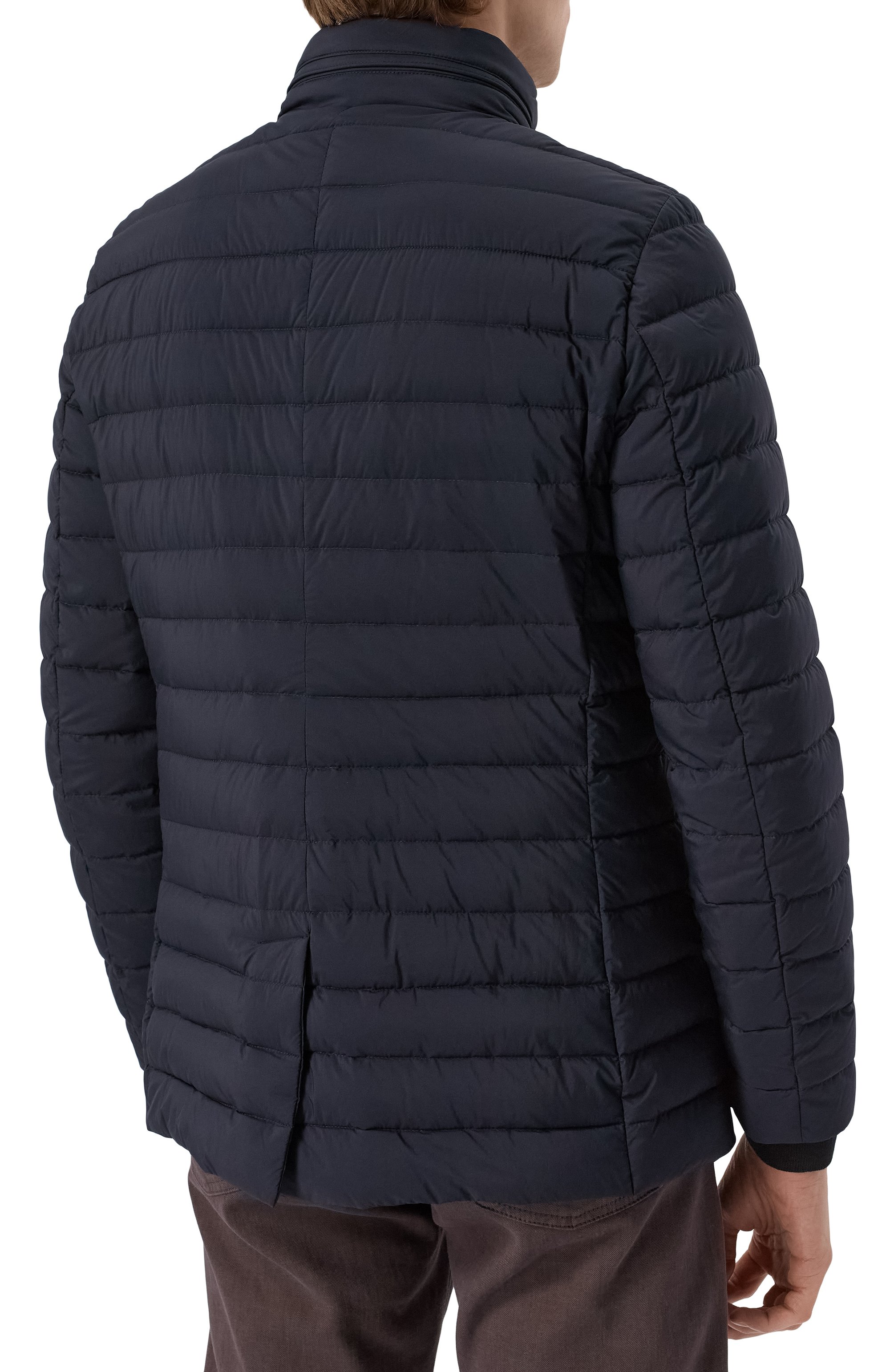 Пуховая куртка aloisio-s3 MOORER темно-синего цвета по цене 161000 руб., арт. AL0ISI0-S3, фото 4 Пуховая куртка aloisio-s3 MOORER, арт. AL0ISI0-S3, фото 4