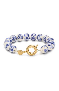 Женский браслет HYPSO синего цвета, арт. BRACELET FLEURETTE BLUE | Фото 2